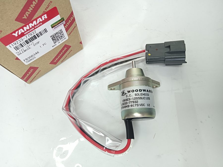 Stop Solenoid Valve VV11923377932 Kobelco part