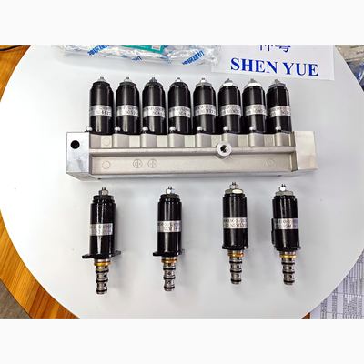 Solenoid valve Assy G24WR-838 Kobelco part — real photo, Shenyue Guangzhou
