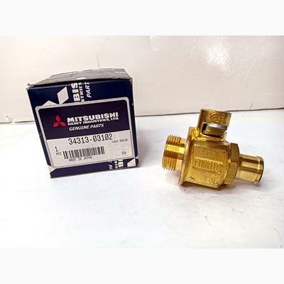 Engine Drain Valve VA3431303102 Kobelco part — real photo, Shenyue Guangzhou
