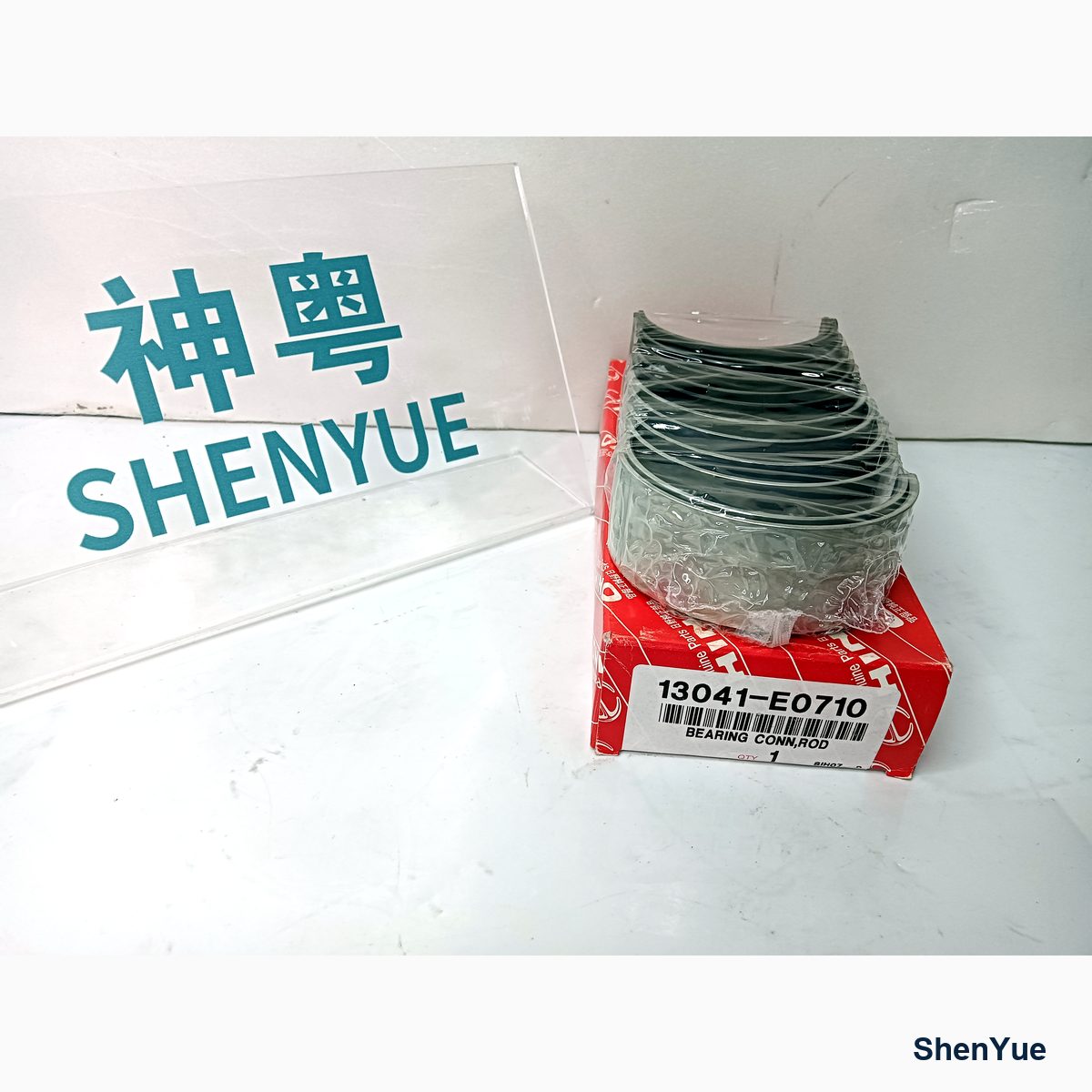 Connecting Rod Bearing VH13041E0710 Kobelco part — real photo from our Guangzhou warehouse