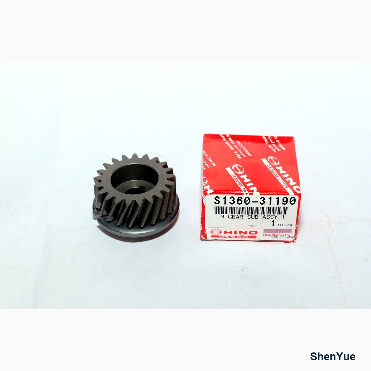 Fuel Pump Gear VHS136031190 Kobelco part — real photo from our Guangzhou warehouse