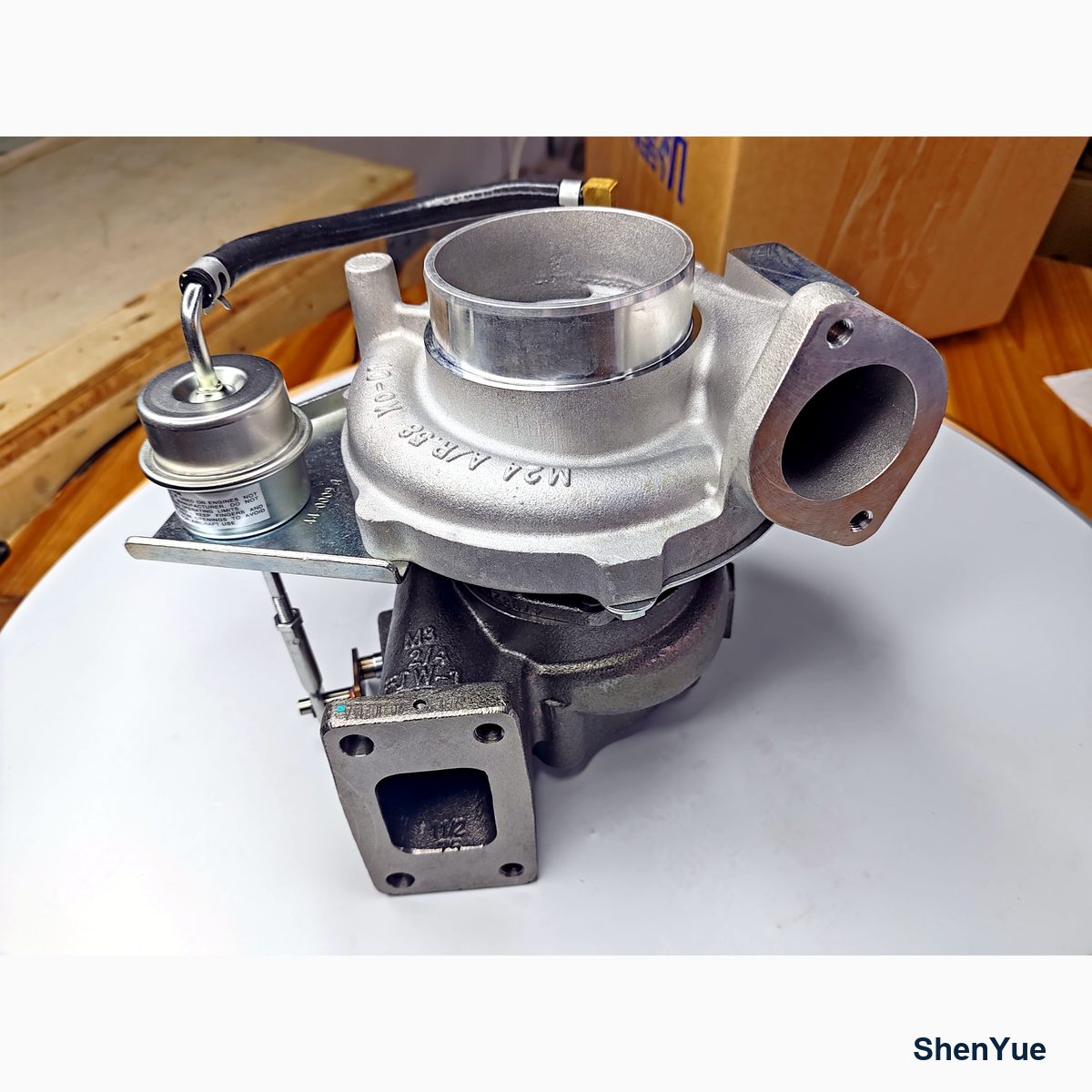 Turbocharger Assy VHS1760E0200CSP1 Kobelco part — real photo from our Guangzhou warehouse