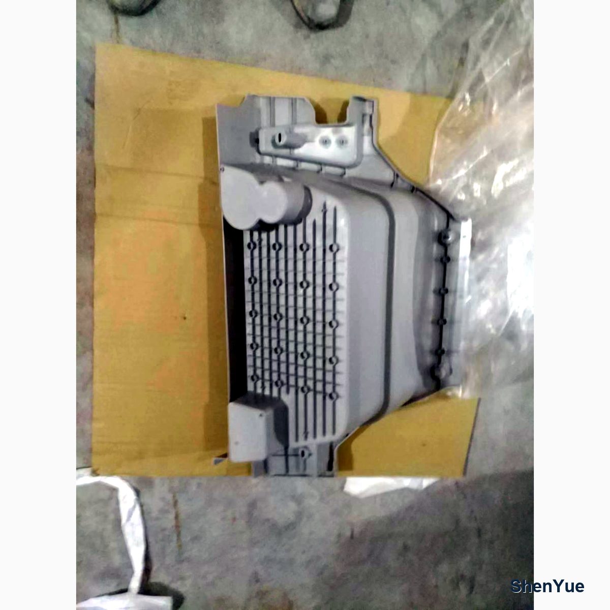 Cover of seat YN17M01643F1 Kobelco part — real photo from our Guangzhou warehouse