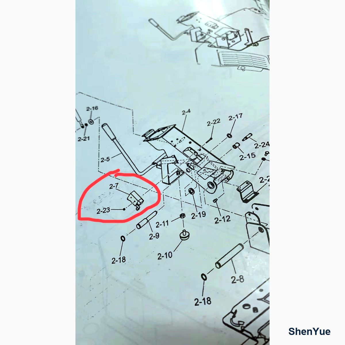 Limit Switch YN50S00041F1 Kobelco part — real photo from our Guangzhou warehouse